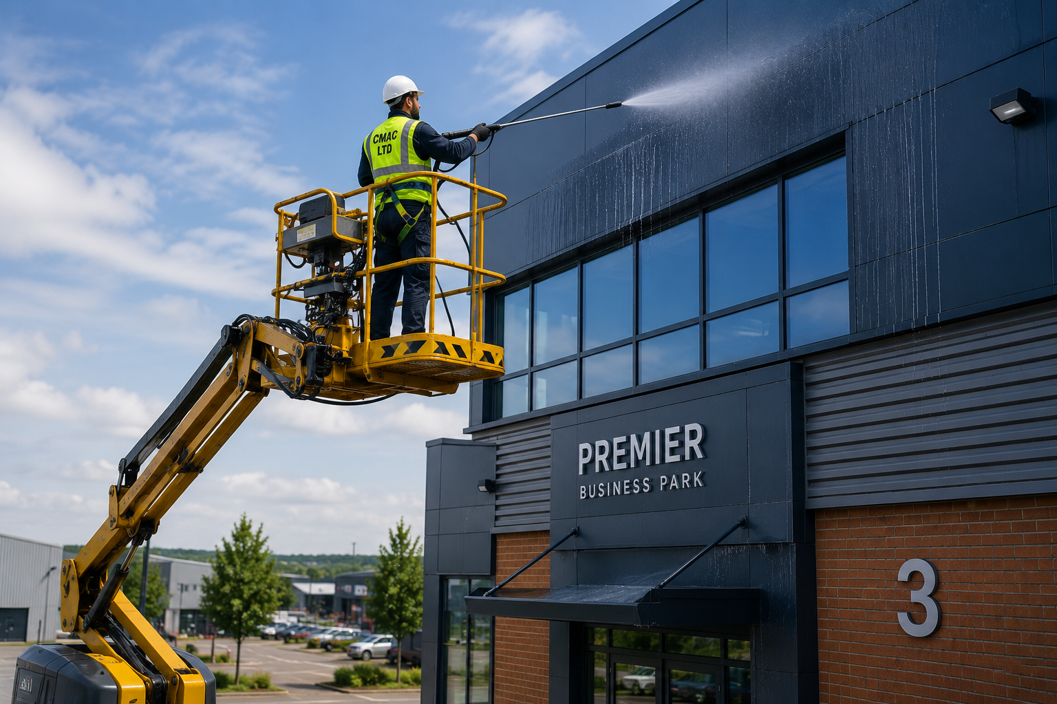 High-Level & MEWP Cleaning