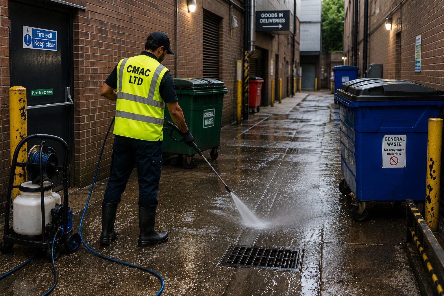 Bin Areas & Alleyways